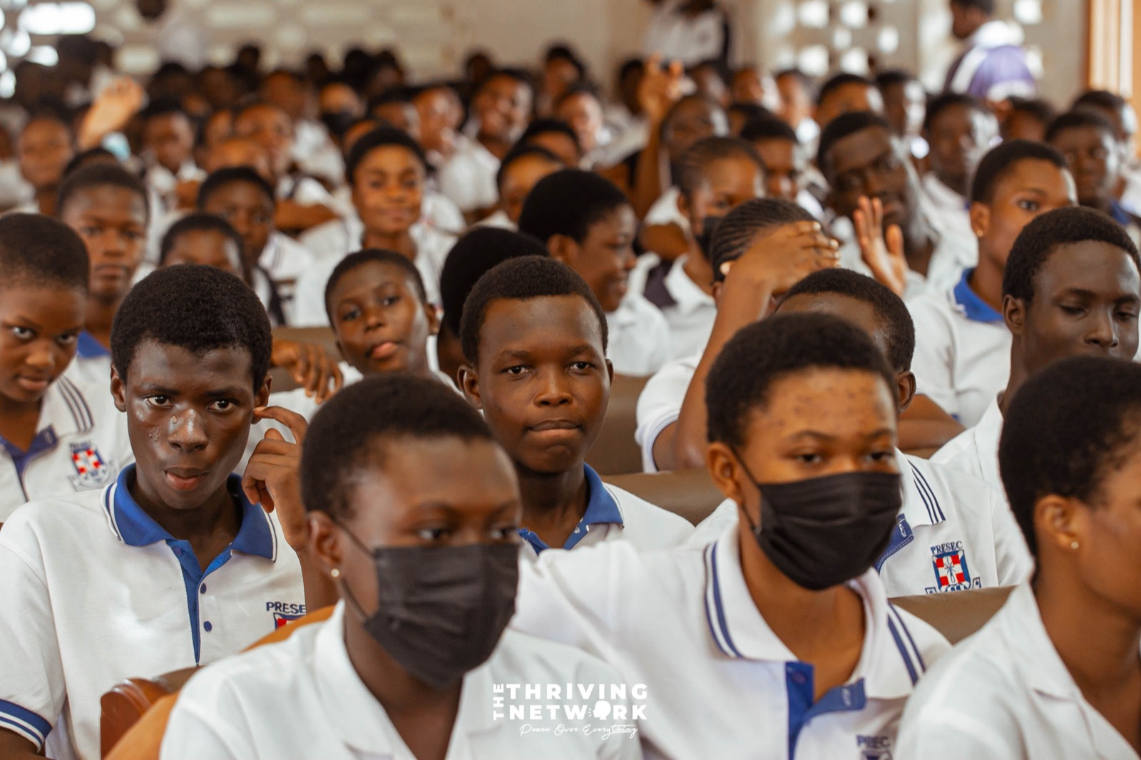 Members of the TTNGH community gathered during a programme in Tema