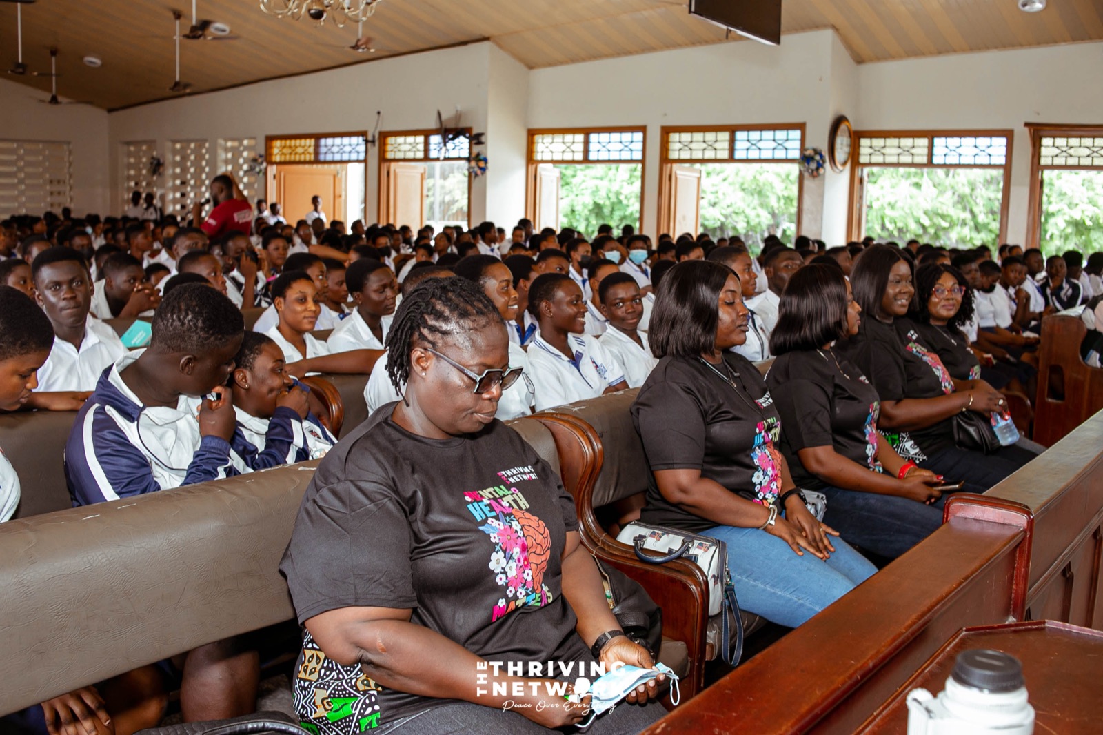 The TTNGH team at Presbyterian Senior High School, Tema